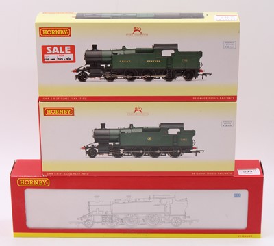 Lot 599 - Three Hornby GWR tank locos, all DCC ready:...