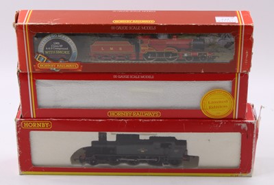 Lot 628 - Three Hornby Locos: R298 GWR 4-4-0 ‘County of...