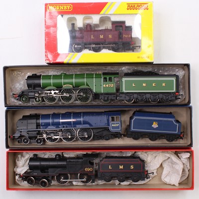 Lot 629 - Four Hornby locos: LNER ‘Flying Scotsman’ LNER...