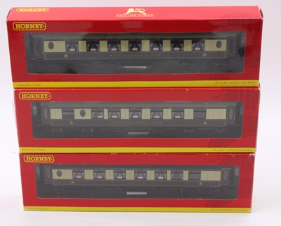 Lot 630 - Three Hornby Pullman coaches: two R4429 3rd...