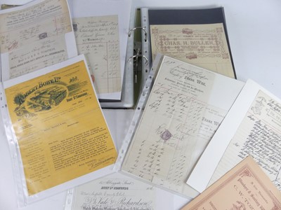 Lot 714 - A collection of Victorian and later ephemera...