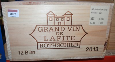 Lot 1007 - Château Lafite Rothschild 2013 Pauillac, 12...