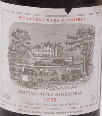 Lot 1010 - Château Lafite Rothschild 1975 Pauillac, one...