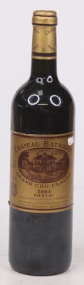 Lot 1025 - Château Batalley 2004 Pauillac, one bottle
