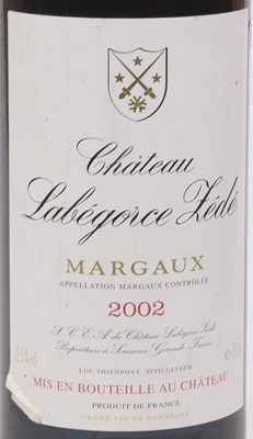 Lot 1026 - Château Labégorce-Zede 2002 Margaux, one bottle