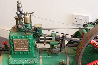 Lot 87 - 3 inch scalelive steam The Burrell single...