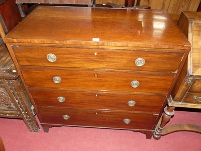 Lot 1211 - An early 19th century mahogany caddy chest, of...