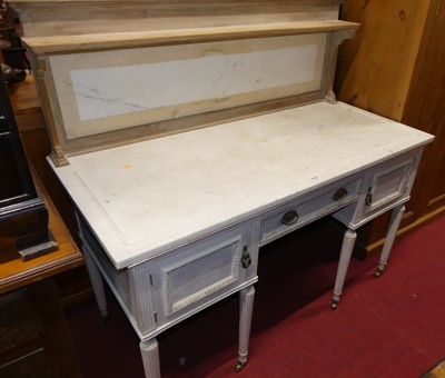 Lot 1263 - A late Victorian and later white painted...