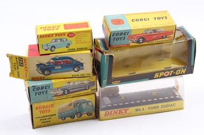 Lot 1183 - A small collection of Dinky, Corgi, Spot-On,...