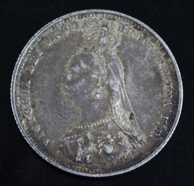 Lot 2050 - Great Britain, 1849 florin, Victoria Godless...