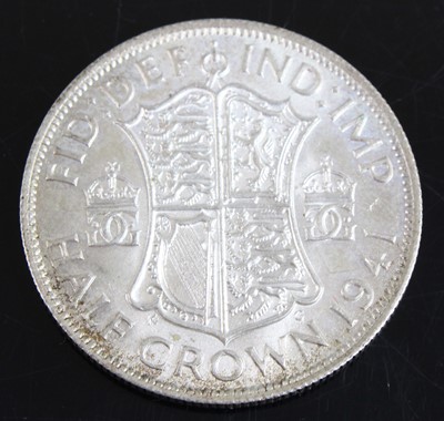 Lot 2051 - Great Britain, 1941 half crown, obv: uncrowned...