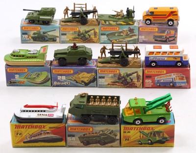 Lot 1420 - Matchbox Lesney Superfast boxed model group of...