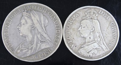Lot 2142 - Great Britain, 1900 crown, Victoria veiled...