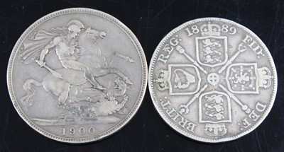 Lot 2142 - Great Britain, 1900 crown, Victoria veiled...