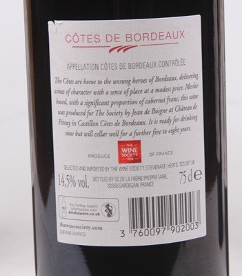 Lot 1029 - The Wine Society's 2020 Côtes de Bordeaux, 6...