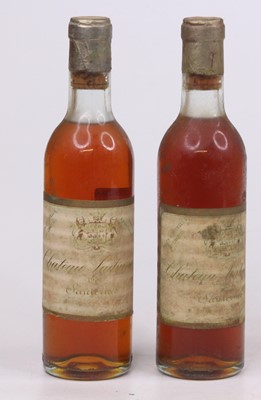 Lot 1209 - Château Suduiraut 1970 Sauternes, two half...