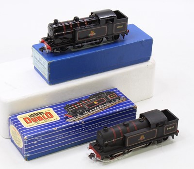 Lot 450 - Two Hornby-Dublo EDL17, 3-rail 0-6-2 tank...