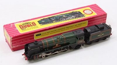 Lot 410 - 2235 Hornby-Dublo 2-rail 4-6-2 loco & tender...