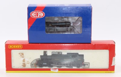 Lot 433 - Two 00-gauge locos: Heljan GWR 0-6-0 saddle...