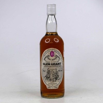 Lot 1408 - Glen Grant 21 year old Highland malt Scotch...