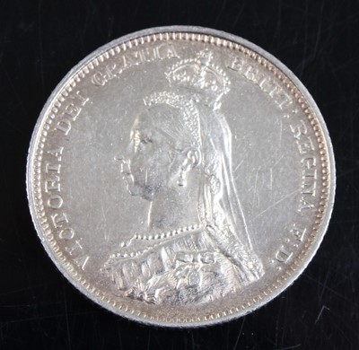 Lot 2143 - Great Britain, 1887 shilling, Victoria jubilee...