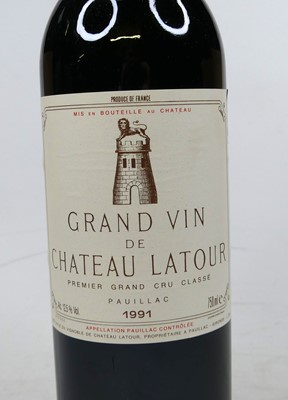 Lot 1058 - Château Latour, 1991, Pauillac, one bottle