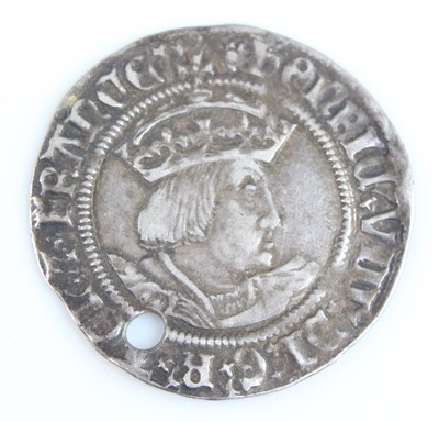 Lot 2300 - England, Henry VIII (1509-1547) groat, 2nd...