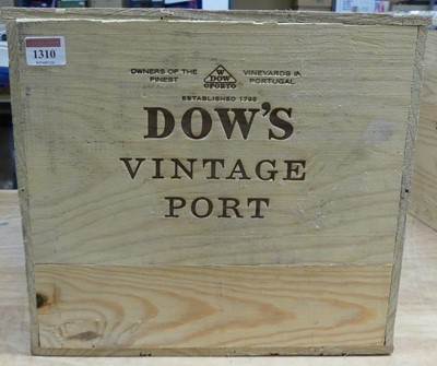 Lot 1310 - Dow's vintage port, 2007, twelve bottles (OWC)