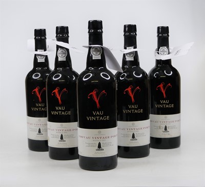 Lot 1315 - Sandeman Vau Vintage Port 1999, 6 bottles