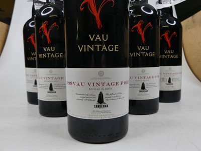 Lot 1315 - Sandeman Vau Vintage Port 1999, 6 bottles