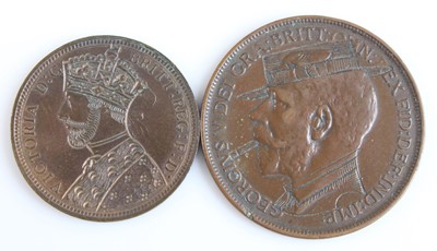 Lot 2202 - Great Britain, 1883 half penny, obv: Victoria...