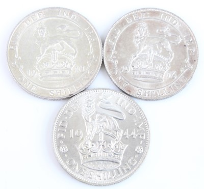 Lot 2170 - Great Britain, 1910 shilling, Edward VII, rev:...