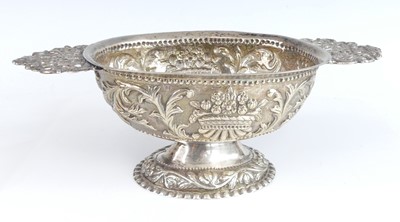 Lot 2072 - A late 18th century Dutch silver twin handled...