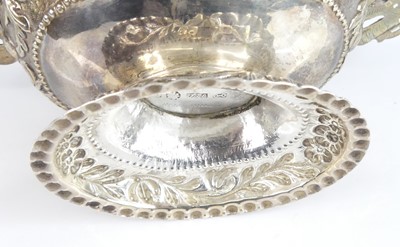 Lot 2072 - A late 18th century Dutch silver twin handled...