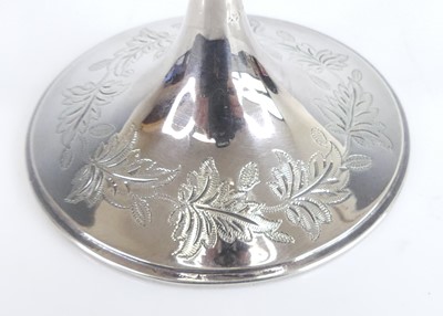 Lot 2095 - A Victorian silver presentation goblet, of...