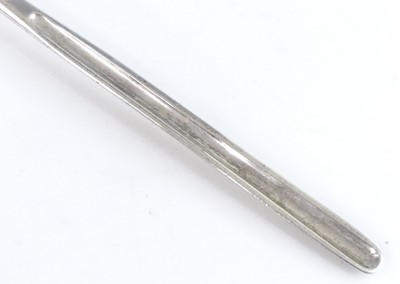 Lot 2064 - A George III silver spoon with marrow scoop...