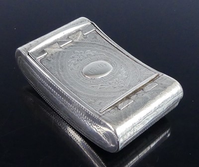 Lot 2073 - A George III silver double snuff-box, of...