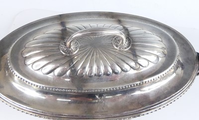 Lot 2061 - A George III silver lidded twin handled...