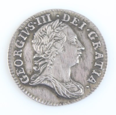 Lot 2253 - Great Britain, 1762 Maundy threepence, obv:...