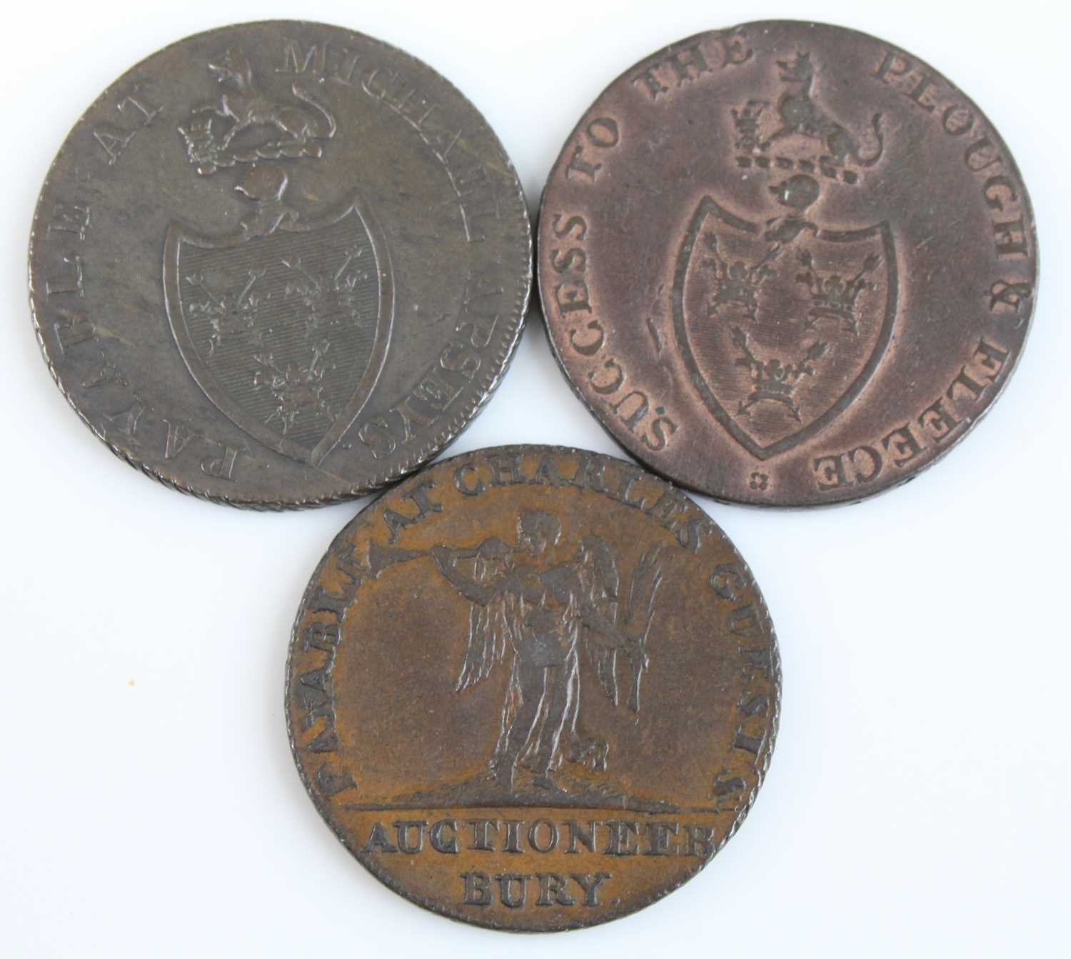 Lot 2171 - Great Britain, Bury St Edmunds, copper...