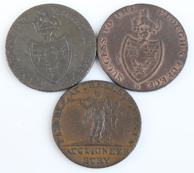 Lot 2171 - Great Britain, Bury St Edmunds, copper...