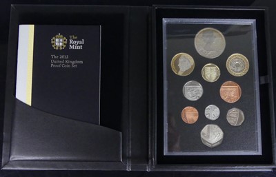 Lot 2169 - Great Britain, Royal Mint 2012 Proof Set, ten...