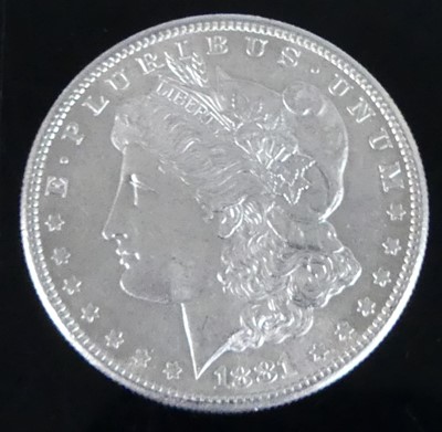 Lot 2033 - United States of America, 1881 silver Morgan...