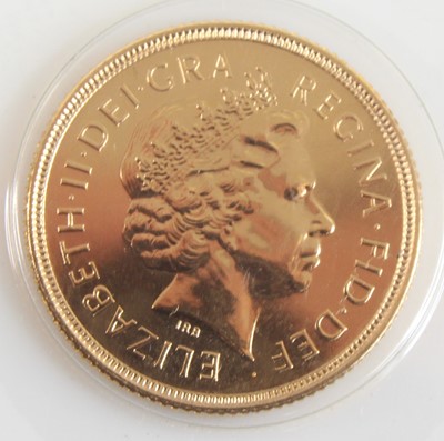 Lot 2107 - Great Britain, 2004 gold full sovereign,...