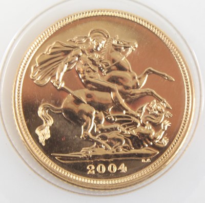 Lot 2107 - Great Britain, 2004 gold full sovereign,...