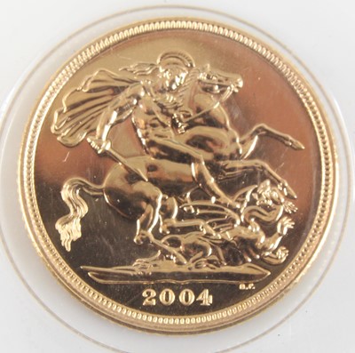 Lot 2110 - Great Britain, 2004 gold full sovereign,...