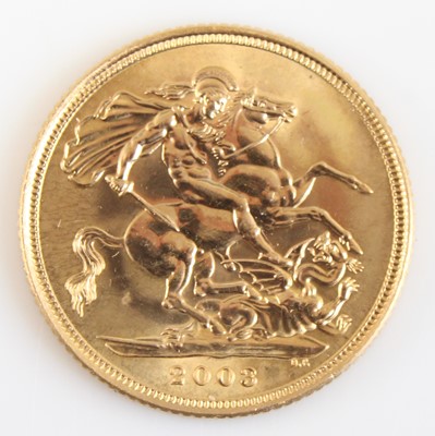Lot 2108 - Great Britain, 2003 gold full sovereign,...