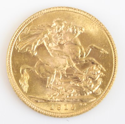 Lot 2109 - Great Britain, 1915 gold full sovereign,...