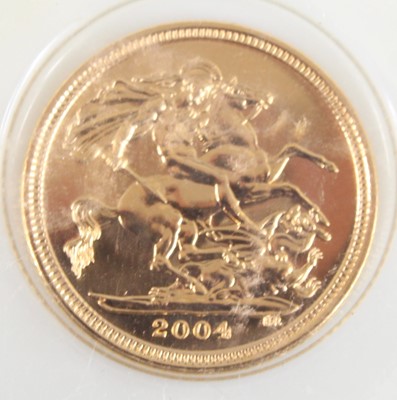 Lot 2025 - Great Britain, 2004 gold half sovereign,...
