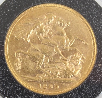 Lot 2106 - Great Britain, 1899 gold full sovereign,...